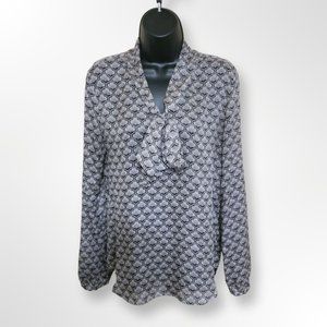 LOFT Tie Neck Blouse (ST)